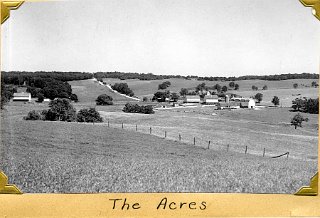 The Stauffacher farm on Hwy. 69, between Monticello and New Glarus.  The farm buildings on the left belonged to Fritz and Helen Haldiman.